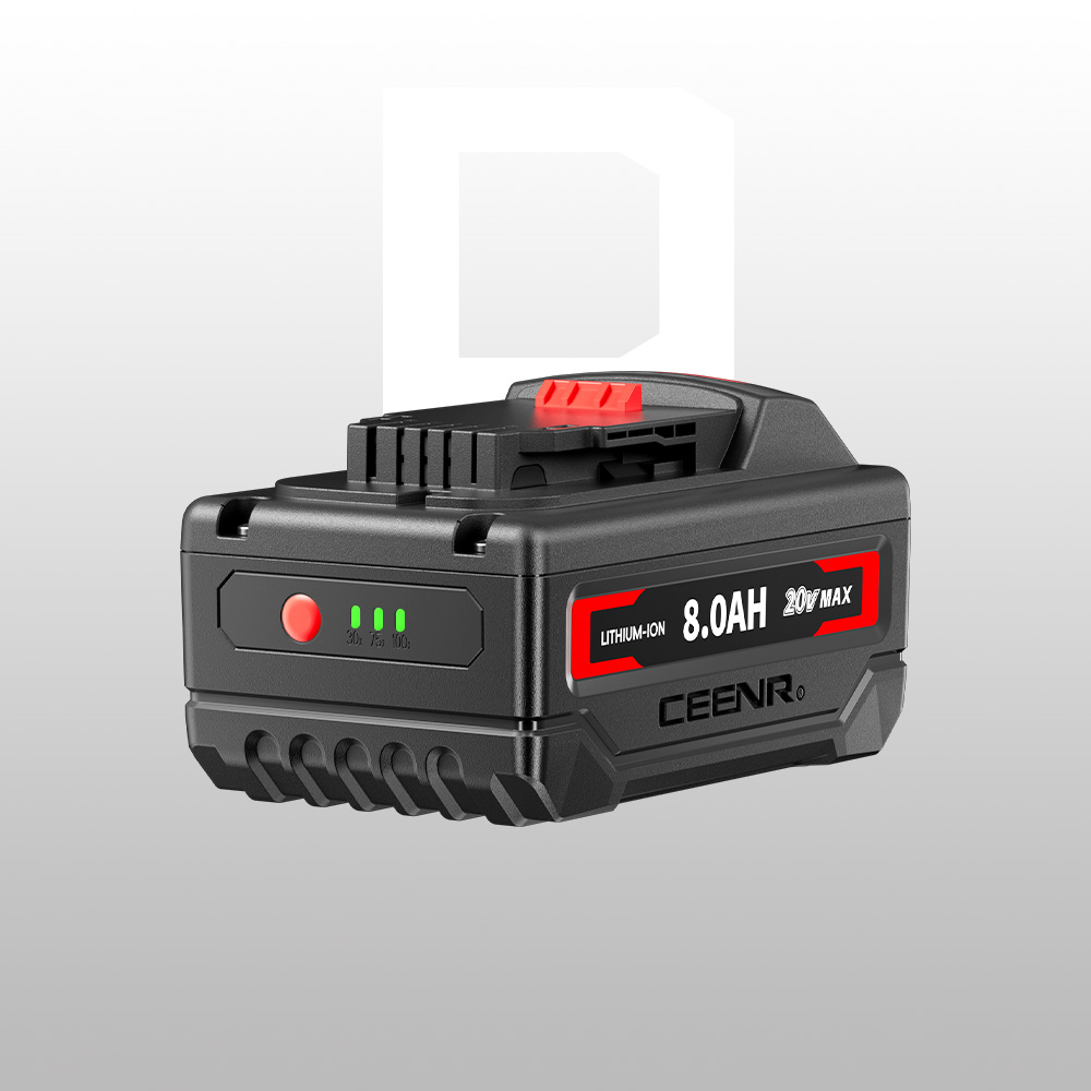 CEENR 8.0Ah Battery (with Lishen 21700 Cells) for DeWalt 20V Max | Replacement Model DCB200