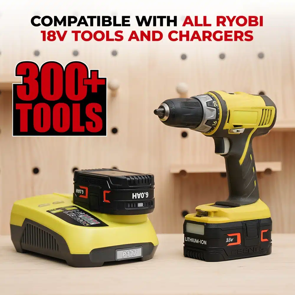 Batterie 18V 3000mAh Compatible Ryobi CRH1801 - Visiodirect (Française)
